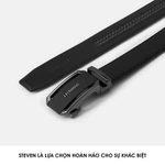 Thắt Lưng Nam Leonardo da Microfiber độ bền cao tính năng khóa tự động hiện đại - Quickfit Steven — ảnh 5
