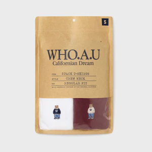Áo Thun WHO.A.U (2PACK)Steve Solid T-shirt[B]_WHRAG2351U
