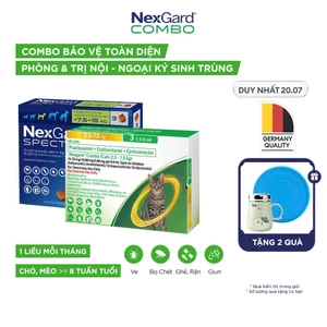 NexGard SPECTRA - Viên nhai & Ống nhỏ gáy phòng nội, ngoại ký sinh