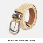 Thắt lưng nam Leonardo Nicholas da bò công nghiệp phong cách Western mạnh mẽ bản 2.5cm — ảnh 3