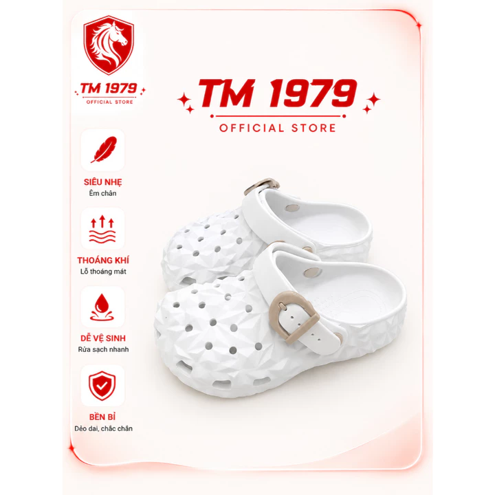 Dép Sục Kim Cương EVA tặng 8 charm ngẫu nhiên - toantha -Êm Nhẹ Cho Nam Nữ (TLA 05 -A1)