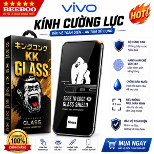 Kính Cường Lực Vivo Y35 Y36 Y39 5G V60 Lite V60 V70-Full Keo 9H-Trong Suốt HD-Chống Trầy-Full Màn KK 3D