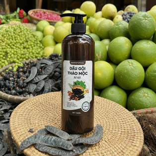 Dầu gội thảo mộc bồ kết cô đặc giảm gàu,giảm rụng tóc giảm bết dầu gội dưỡng sinh cho spa 1 lít