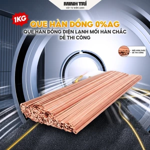 1KG Que Hàn Đồng 0%Ag – Que Hàn Đồng Điện Lạnh Mối Hàn Chắc, Dễ Thi Công