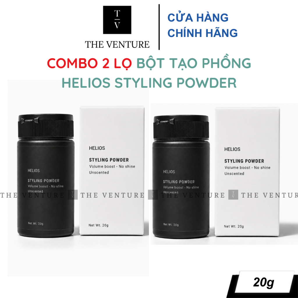 Bột tạo phồng, tạo kiểu tóc nam nữ Helios Styling Powder - 20g | BigBuy360 - bigbuy360.vn
