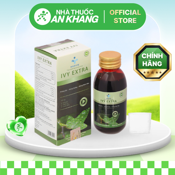Siro Ivy Extra hỗ trợ giảm ho, bổ phổi chai 90ml [Nhà Thuốc An Khang - Chính Hãng 100%]
