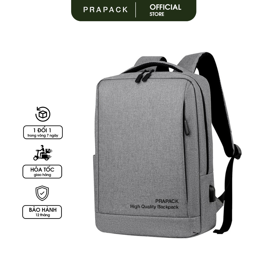 Balo Laptop 16 inch Cao Cấp Prapack - BL198