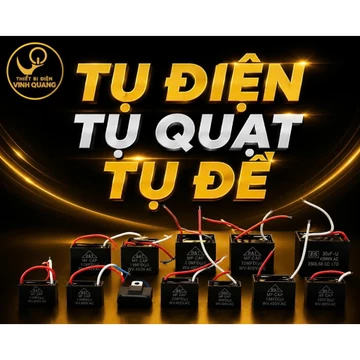 Combo Tụ Điện, Tụ Quạt, Tụ Đề, Từ 1uF Đến 30uF Dùng Cho Quạt Điện Nhiều Mức Dung Lượng