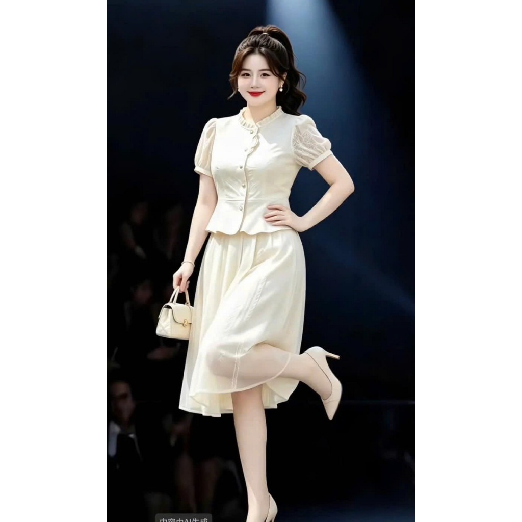Chân Váy Bigsize Nữ Tú Mỡ Chân Váy Bigsize Thiết Kế Tôn Dáng Chân Váy Elise Đủ Size 45-80kg CV0154 | BigBuy360 - bigbuy360.vn