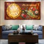 Tranh Đồng Hồ Decor Phòng Khách, Phòng Ngủ Sang Trọng Hàng Cao Cấp Biếu Tặng - Đồng Hồ Kim Trôi Chiêu Tài Hút Lộc