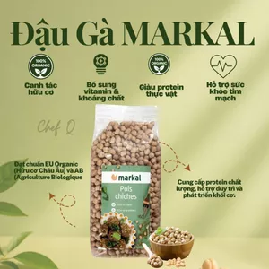 Đậu Gà Hữu Cơ Markal 500g – Ăn Chay, Làm Sữa Hạt, Nấu Cháo, Salad Healthy