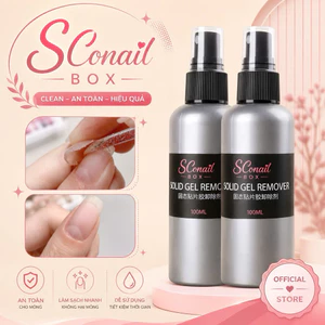 PHỤ KIỆN NAIL BOX GEL- ĐÈN UV- THÁO MÓNG UP- DŨA SCONAILBOX