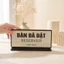 Bảng gỗ "Bàn đã đặt - reserved" loại để bàn có chân đế lắp ráp decor trang trí bàn tiệc nhà hàng nhỏ gọn tiện dụng