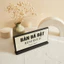 Bảng gỗ "Bàn đã đặt - reserved" loại để bàn có chân đế lắp ráp decor trang trí bàn tiệc nhà hàng nhỏ gọn tiện dụng