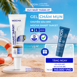 Gel Chấm Mụn MOCHA Smart Target 20g - Giảm Mụn, Mờ Thâm, Kiểm Soát Dầu 3in1 (14280)