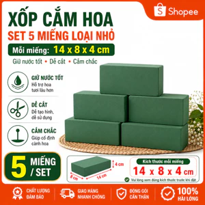 Xốp Cắm Hoa Tươi Giữ Nước, Dễ Cắt, Cố Định Hoa Chắc