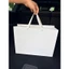 Combo 25 Túi Giấy Quà Tặng Cao Cấp Màu Trắng Quai Lụa - Túi Đựng Hộp Quà, Mỹ Phẩm, Thời Trang, Quà Doanh Nghiệp, In Logo