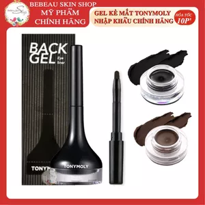 Gel Kẻ Mắt Tony Moly Back Gel Eyeliner Màu Đen Màu Nâu, Chống Nước, Lâu Trôi, Dễ Kẻ - Bebeau