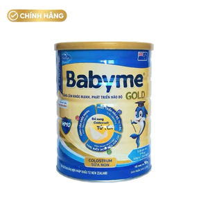 Sữa Babyme Gold Colostrum Sữa Non HMO Tăng Đề Kháng, Phát Triển Não Bộ Cho Bé 0-12 Tháng, 1-2 Tuổi 900g