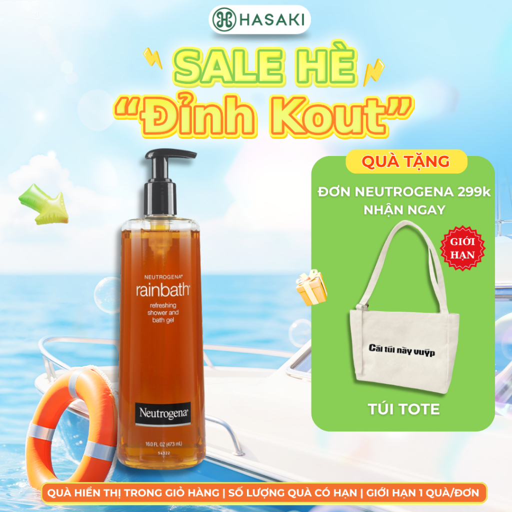 Sữa Tắm Neutrogena Dưỡng Ẩm & Tươi Mới Dạng Gel 473ml