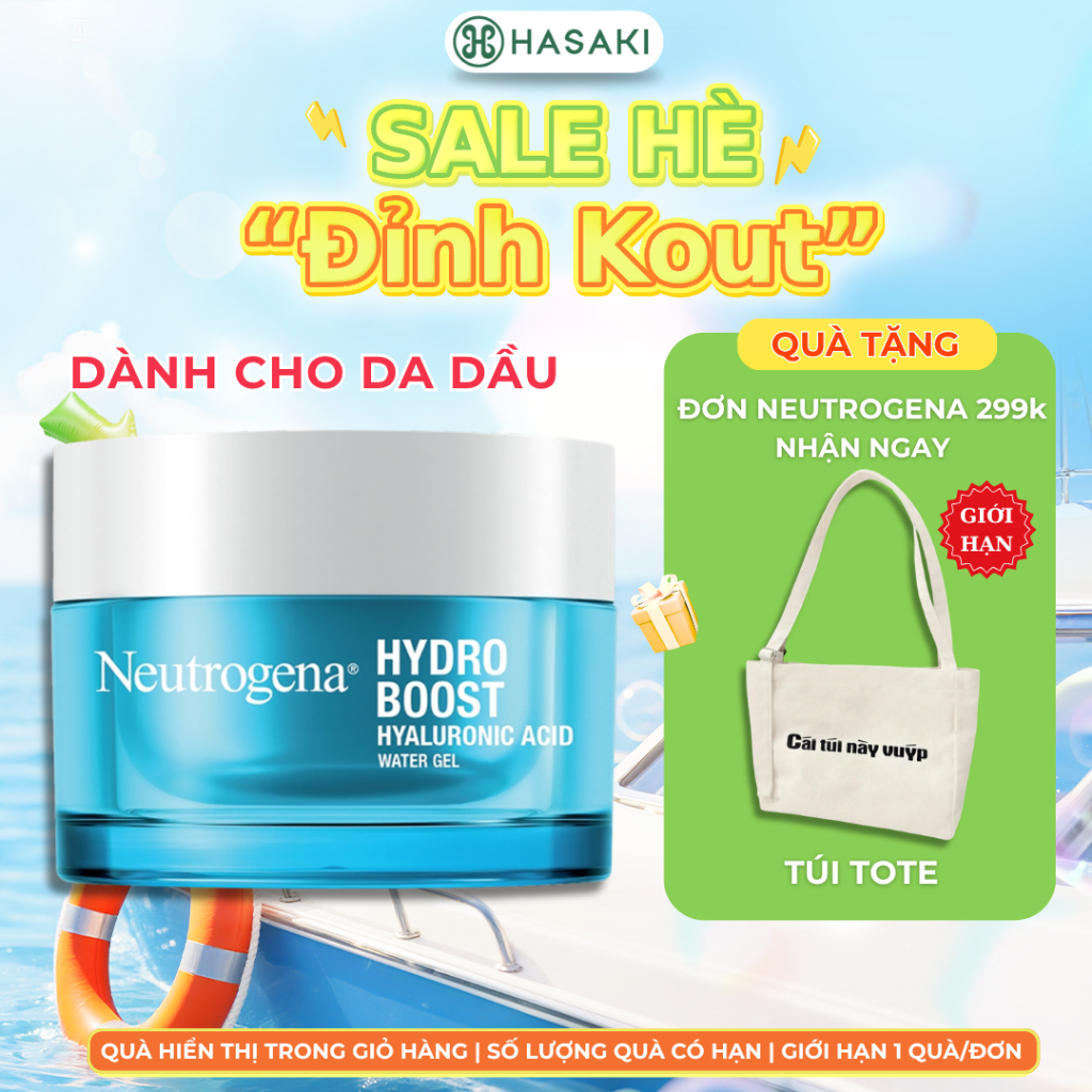 Kem Dưỡng Ẩm Neutrogena Hydro Boost Water Dạng Gel Cấp Ẩm 50g
