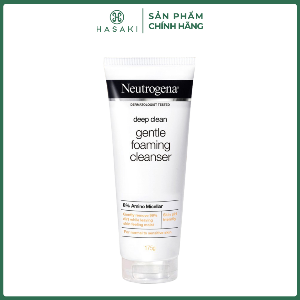 Sữa Rửa Mặt Neutrogena Làm Sạch & Kiểm Soát Nhờn Deep Clean Foaming Cleanser