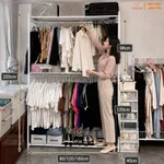 [ Kho sào kệ cho shop] Giá kê treo quần áo 2 tầng xào, 3 tầng kệ. Khung xào sắt treo quần áo sơn tĩnh điện VNS-024 — ảnh 2