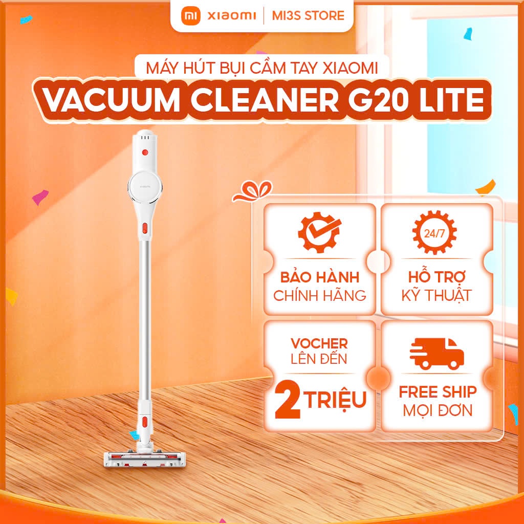 Máy Hút Bụi Cầm Tay Không Dây Xiaomi Vacuum Cleaner G20 Lite | 18.000Pa, Pin 45 Phút, Lọc Bụi Mịn