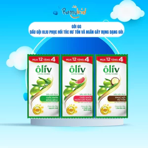 Combo 5 Gói x 6G Dầu Gội ÔLIV Nuôi Dưỡng Tóc Chắc Khỏe Bồng Bềnh/Ngăn Gãy Rụng/Phục Hồi Hư Tổn
