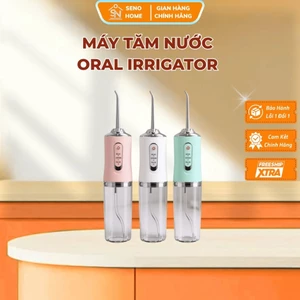 Máy Tăm Nước Cầm Tay Du Lịch Oral Irrigator Bản Rút Gọn Quốc Tế Chuẩn Nha Sĩ Khuyên Dùng Mẫu Mới