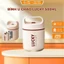 Bình ủ cháo Lucky giữ nhiệt 3 lớp inox 304 500ML tiện lợi cho bé và người bận rộn