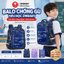 Balo chống gù học viên cấp 1 ZMCG-40 Cặp sách tiểu học chống nước, cặp chống gù cho bé trai, bé gái