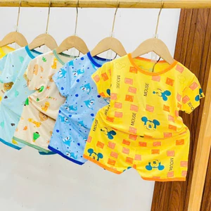 BỘ CỘC TAY THUN LẠNH IN TRÀN 6 - 16kg cho bé trai, bé gái, vải mềm mát, co giãn, thấm hút mồ hôi