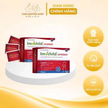 [SẮT HỮU CƠ LIPOSOME ] Sắt Bầu IMOCHILD LIPOFERON Bổ Sung Vị Chanh Cho Mẹ Bầu Thiếu Sắt