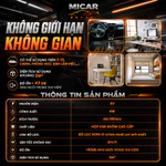 Máy Lọc Không Khí Ô Tô Micar HEPA 13 - Khử Mùi Lọc Bụi Mịn, Tạo Ion Âm Diệt Khuẩn,Chống Say Xe Hơi — ảnh 2