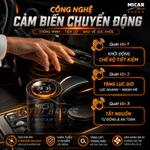 Máy Lọc Không Khí Ô Tô Micar HEPA 13 - Khử Mùi Lọc Bụi Mịn, Tạo Ion Âm Diệt Khuẩn,Chống Say Xe Hơi — ảnh 6