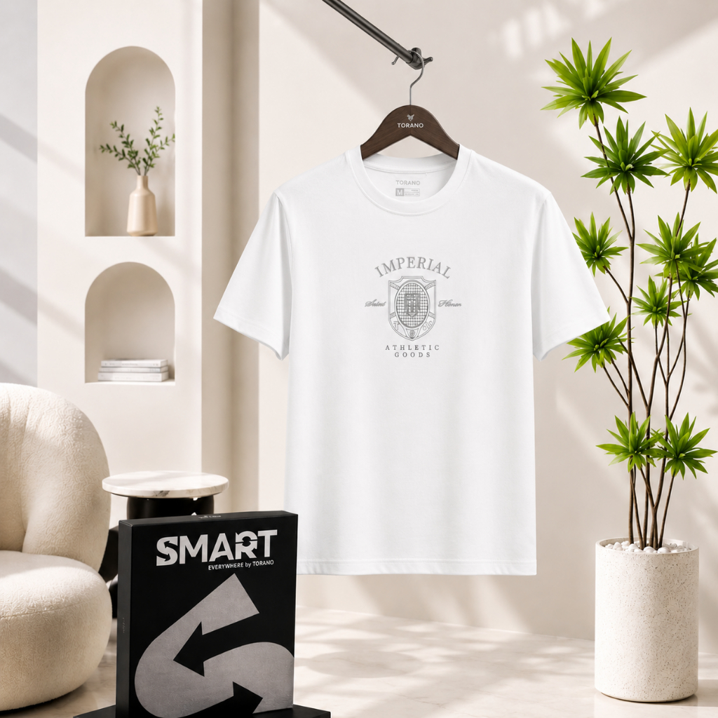 Áo Thun Nam SMART ICON TEE TORANO Họa Tiết Hiện Đại, Chất Vải Thoáng Khí, Co Giãn Thoải Mái HSTS800