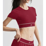 🔥HOT 2026🔥 Set Bộ Tennis Nữ AL0 Xuất Mỹ Cao Cấp YS419A | Áo Croptop Thể Thao + Chân Váy Xếp Ly Có Quần, Pickleball Gym — ảnh 6