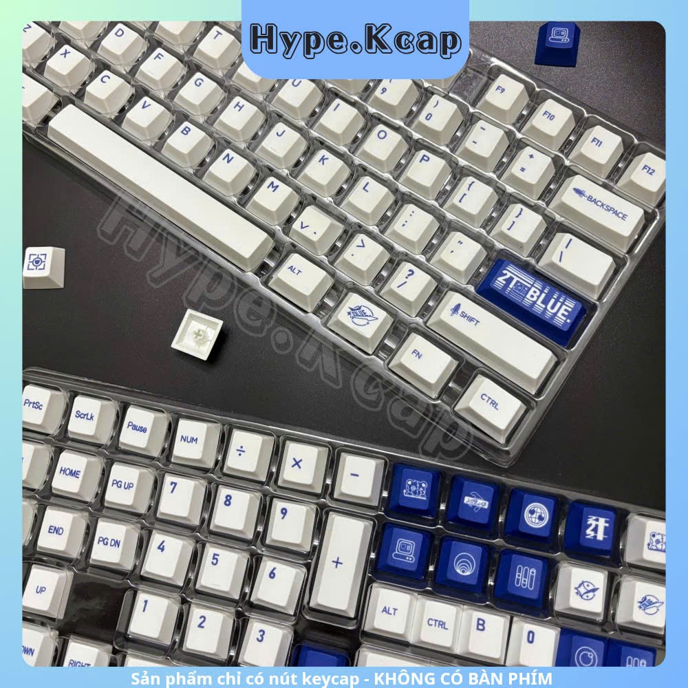 Keycap 2TBlue Cherry Profile Chất liệu PBT | BigBuy360 - bigbuy360.vn