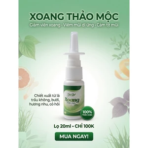 Xoang thảo mộc -xoang, mũi dị ứng, tịt mũi
