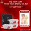 Bộ 3 Hộp Đựng Cơm Thủy Tinh Chịu Nhiệt COBA'COOK Chữ Nhật 370ml Và Túi -CCL33BS