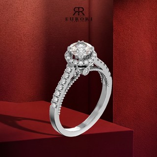 Women's 925 Silver Engagement Ring by EURORI JEWELRY
