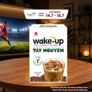 Hộp Cà phê hòa tan Wake up Tây Nguyên x 18stick x 16gr