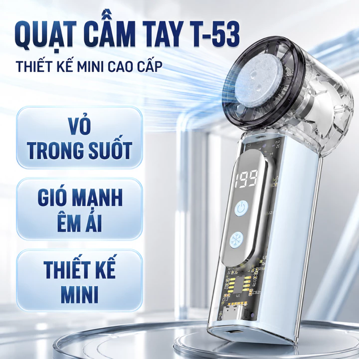 Quạt mini để bàn, quạt phun sương cầm tay, quạt tích điện mini, quạt làm mát cá nhân, quạt mini xách tay