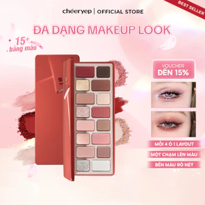 Bảng Phấn Mắt CHEERYEP 16 Ô Natural Star Đa Năng Dễ Dùng Chuẩn Màu Lâu Trôi Đa Dạng Bảng Màu Nhũ Lì