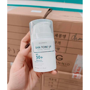 Kem Chống Nắng Nâng Tone Gzonnio | Skin Tone Up Cream Kiềm Dầu, Dưỡng Sáng Da Hàn Quốc