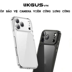 Ốp Lưng Trong Suốt Không Ố Vàng Chính Hãng LIKGUSVN Dùng Cho Ip-Lưng Cứng Viền Cứng-Bảo Vệ Camera