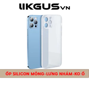 Ốp Lưng LikgusVn Slim Nhám Siêu Mỏng, Không Ố Vàng, Chống Vân Tay Dành Cho 11-12-13-14-15-16