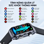 Đồng Hồ Thông Minh IP68 Theo Dõi Sức Khoẻ 24/7 – Đo Nhịp Tim, Huyết Áp, Oxy Máu – Gọi/Thông Báo – Pin Tới 30 Ngày — ảnh 7
