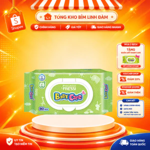 Khăn Uớt Trẻ Em - Baby Love/baby joy gói 80 tờ- Sản Phẩm của Unicharm- Thảo Nhi Kids